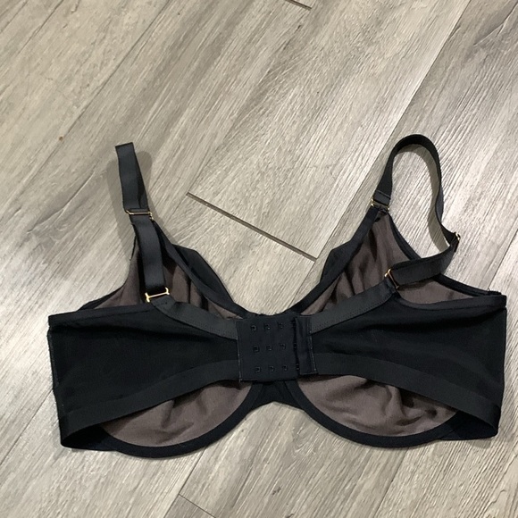 Soma Unbelievable Minimizer Black Underwire Sheer Cup Bra size 40G - Picture 6 of 12